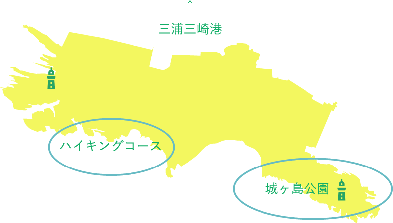 城ヶ島地図